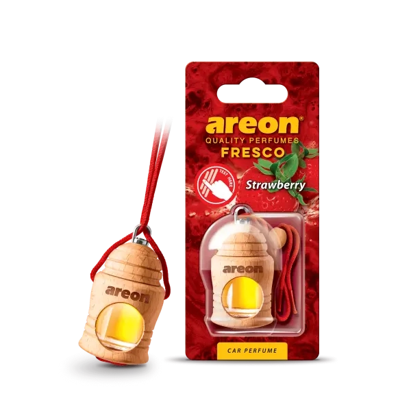 Tinh dầu treo xe ô tô hương dâu tây – Areon Fresco Strawberry