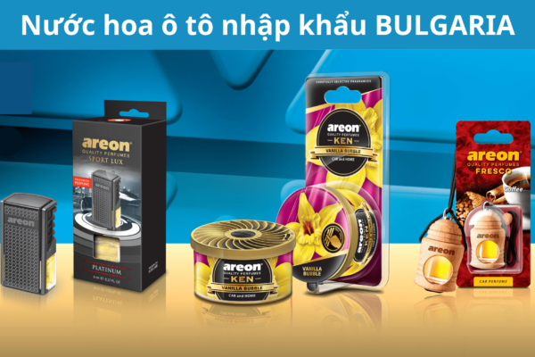 Các loại nước hoa xe hơi xịn của AREON
