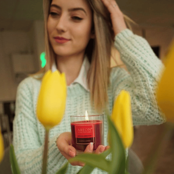 Areon Home Candle Apple & Cinnamon