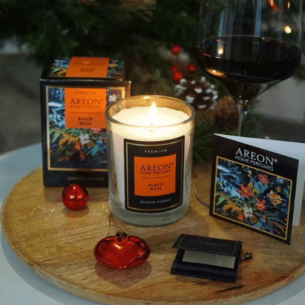 Areon Home Candle Premium Black Musk