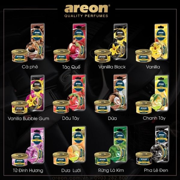 Bộ sưu tập sáp thơm cao cấp Areon
