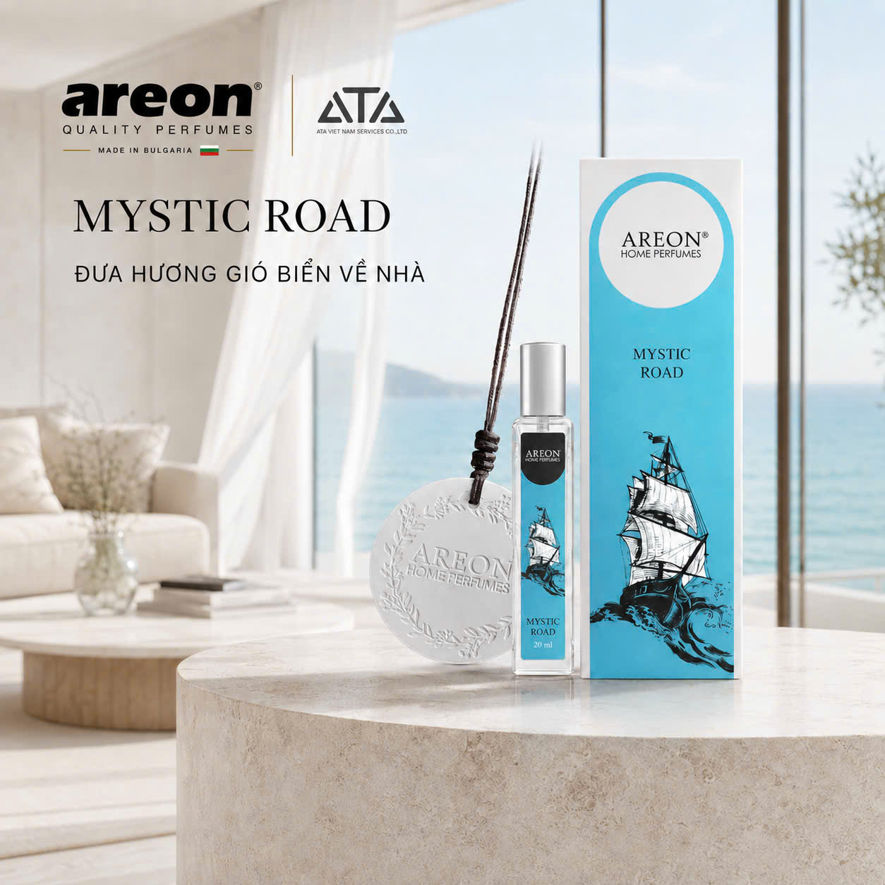 Gốm thơm treo xe AREON Mystic Road
