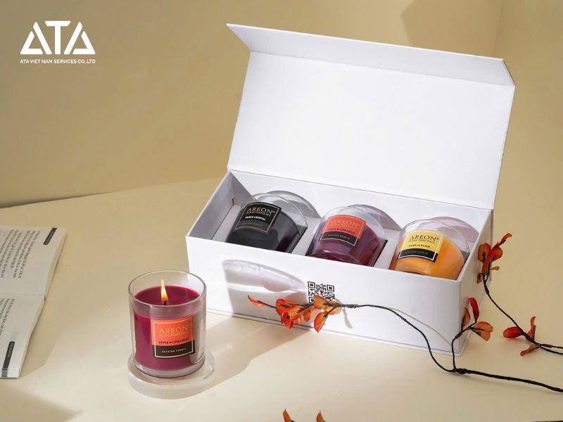 Set quà tặng nến thơm Areon
