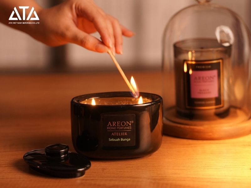 Cách đốt nến thơm không bị lõm