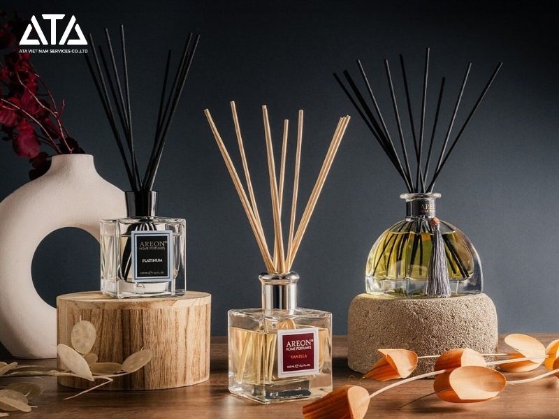 Cách sử dụng nước hoa thơm phòng dạng que tán