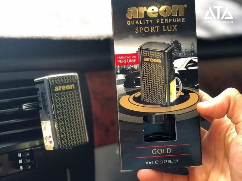 Nước hoa kẹp cửa gió điều hoa ô tô Areon Gold
