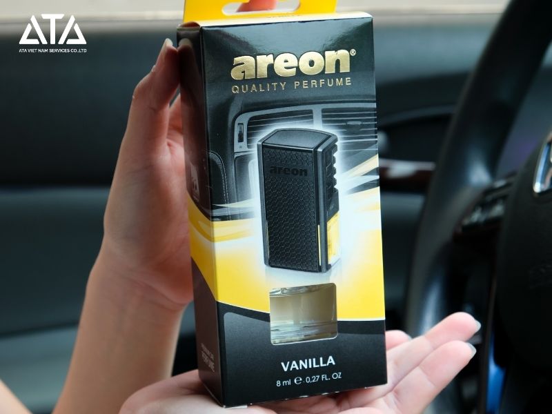 Nước hoa kẹp cửa gió điều hoà ô tô Areon Car Vanilla