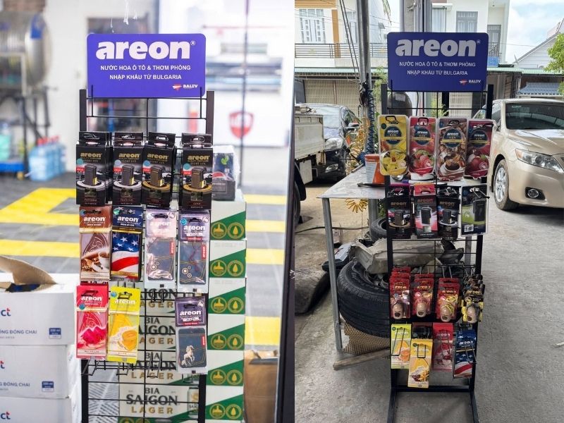 Kệ trưng bày nước hoa ô tô Areon 16 hook