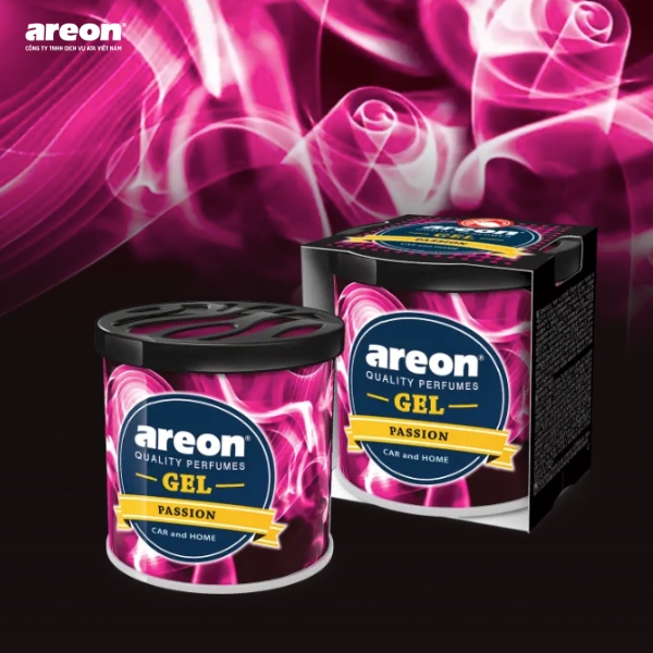 sáp thơm ô tô areon gel passion