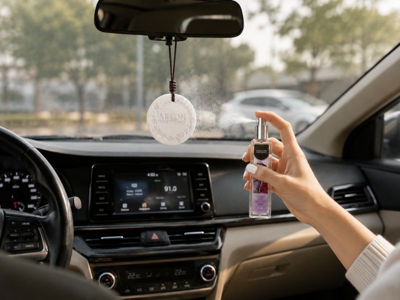 Tinh dầu treo xe dạng xịt