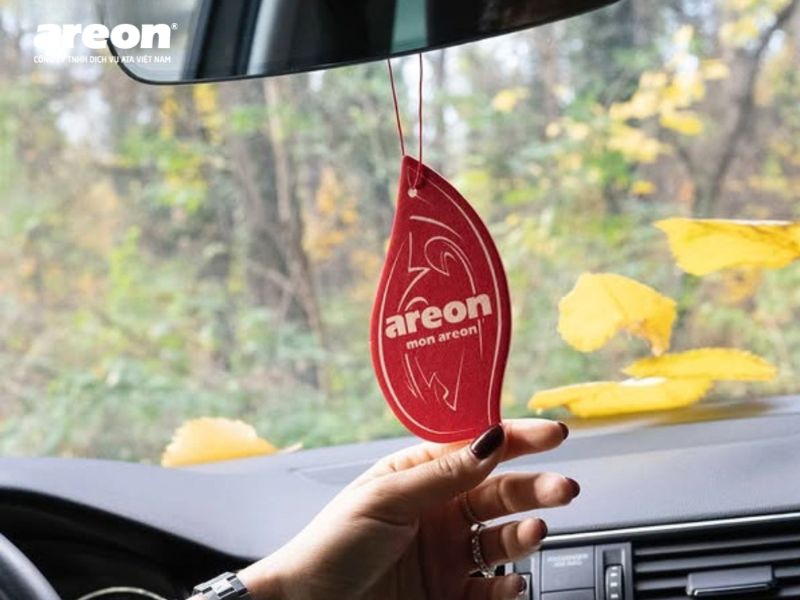 Review nước hoa ô tô mùi nhẹ Areon Mon